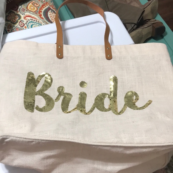 mud pie bride tote